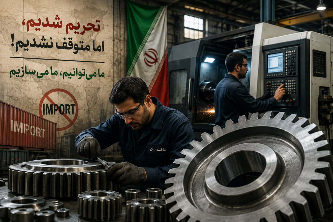تحریم‌ها و ساخت چرخ دنده در ایران: از تهدید تا فرصت
